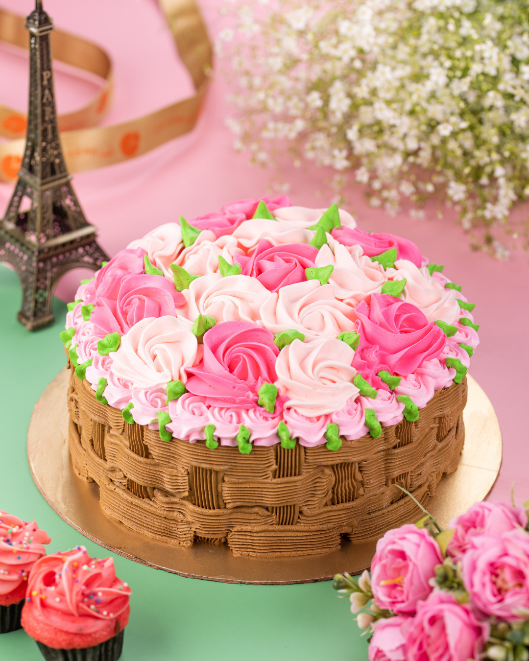 Flower Basket Supreme Cake