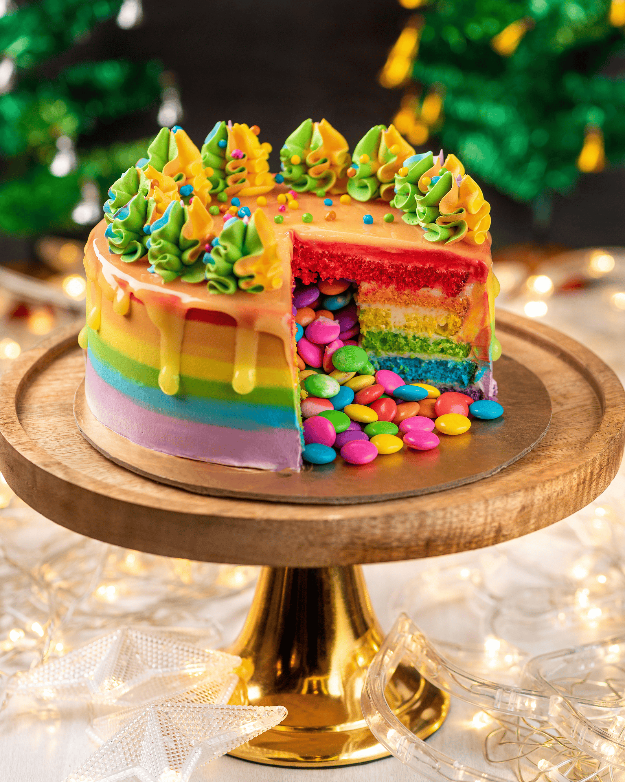 Rainbow Supreme Cake