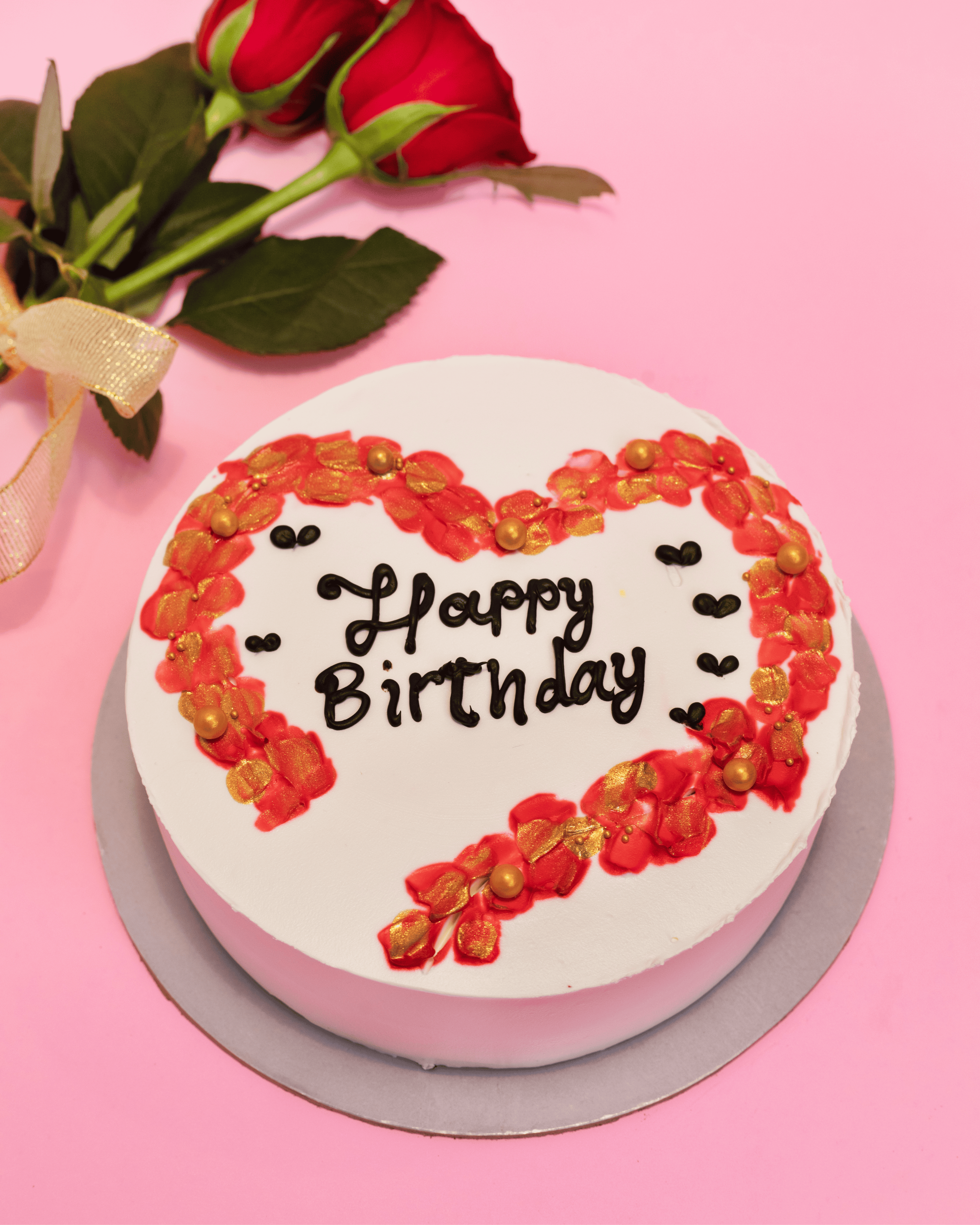 Chocolate Truffle Couple Cake