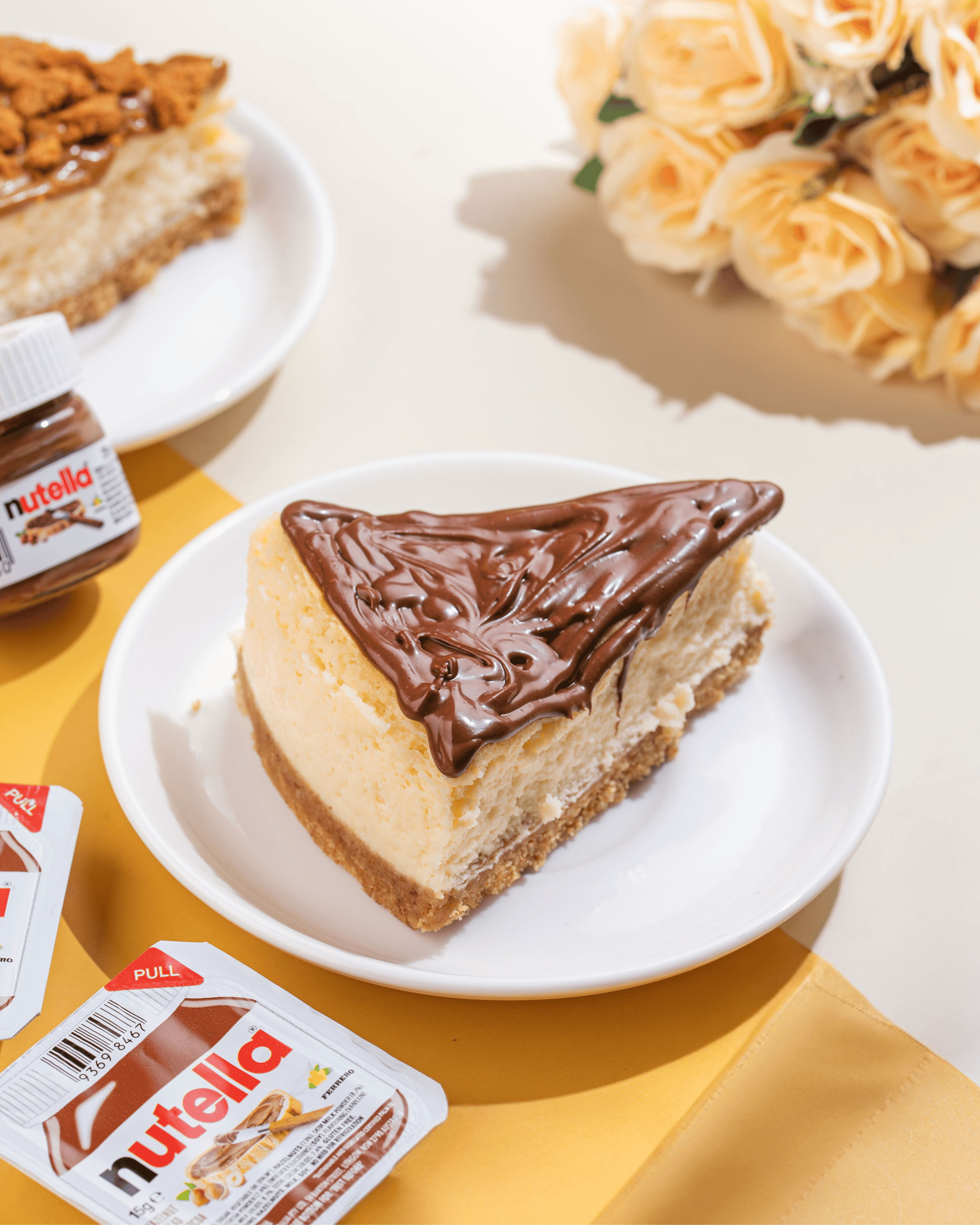 Nutella Baked Cheesecake