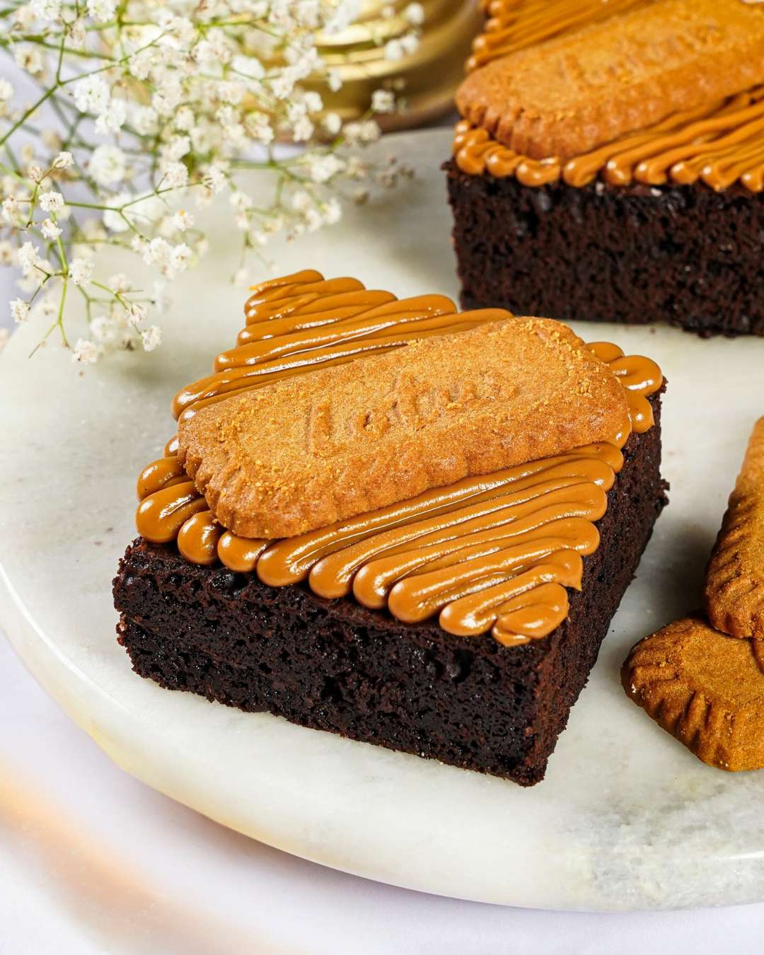 Lotus Biscoff Brownie