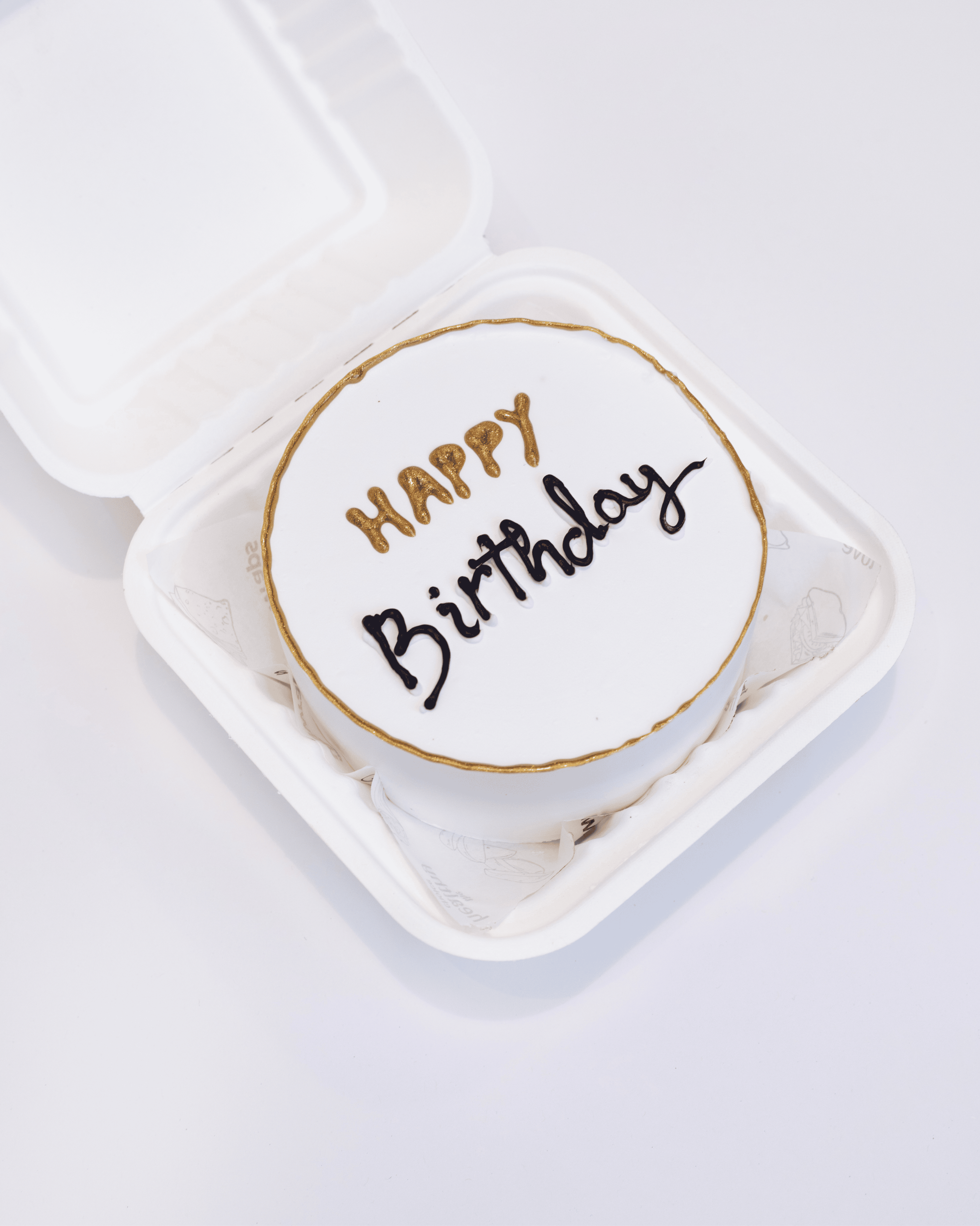 Vanilla Chocolate Bento Cake