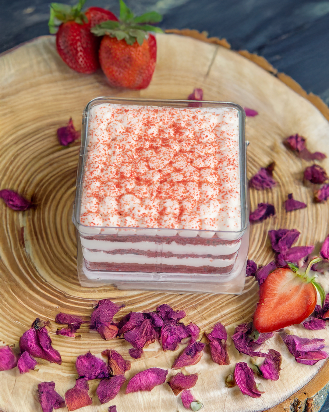 Red Velvet Cream Cheese Tub Cake